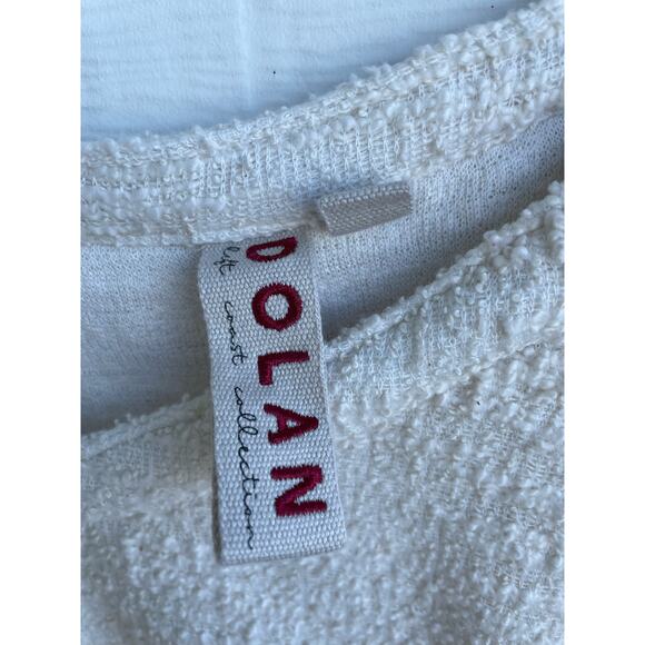 Dolan Anthropologie Louisa Ivory Off Shoulder ruffled top M - Picture 4 of 8